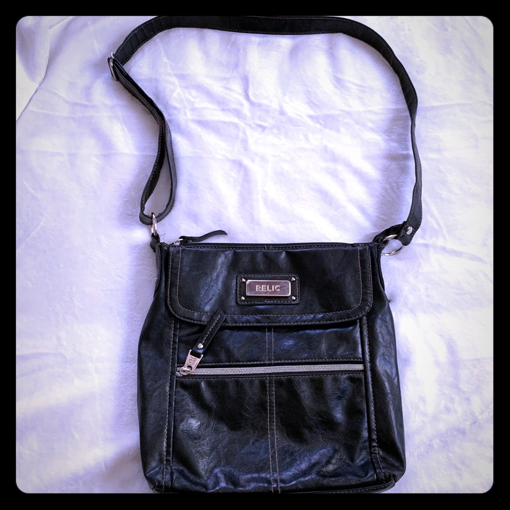 Relic black crossbody